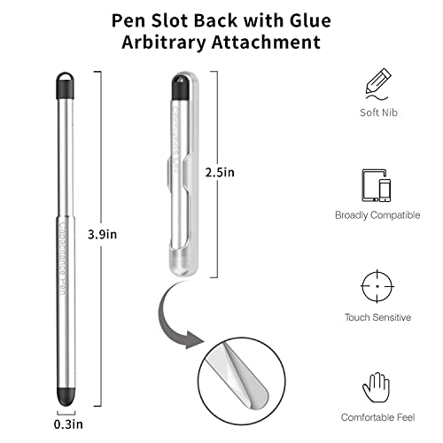 High Precision Capacitive Stylus Pen for All Touch Screen Devices (Black)